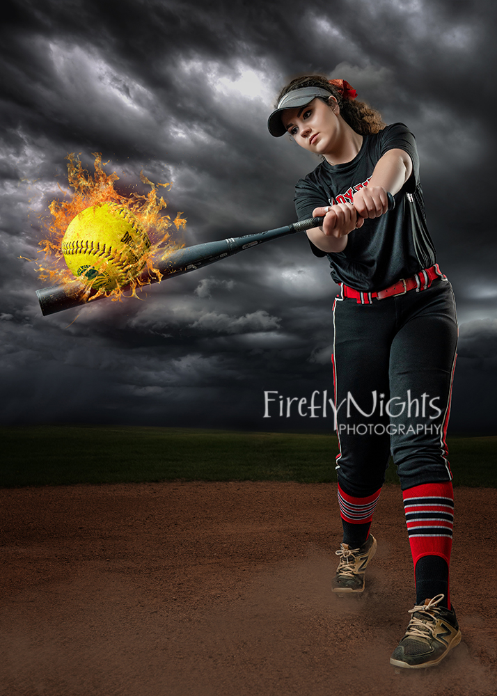 Senior Photography, Basketball, Fire