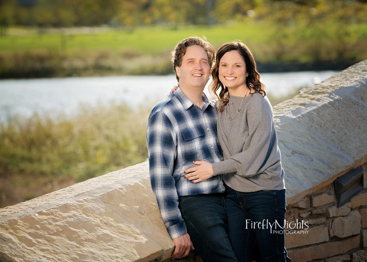 couple on bridge